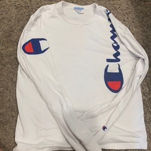 white champion long sleeve